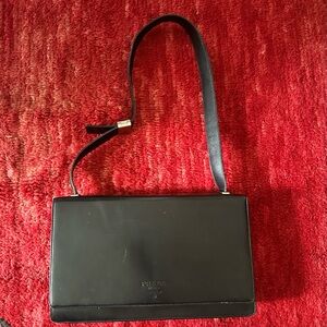 Prada Black Leather Crossbody Bag
